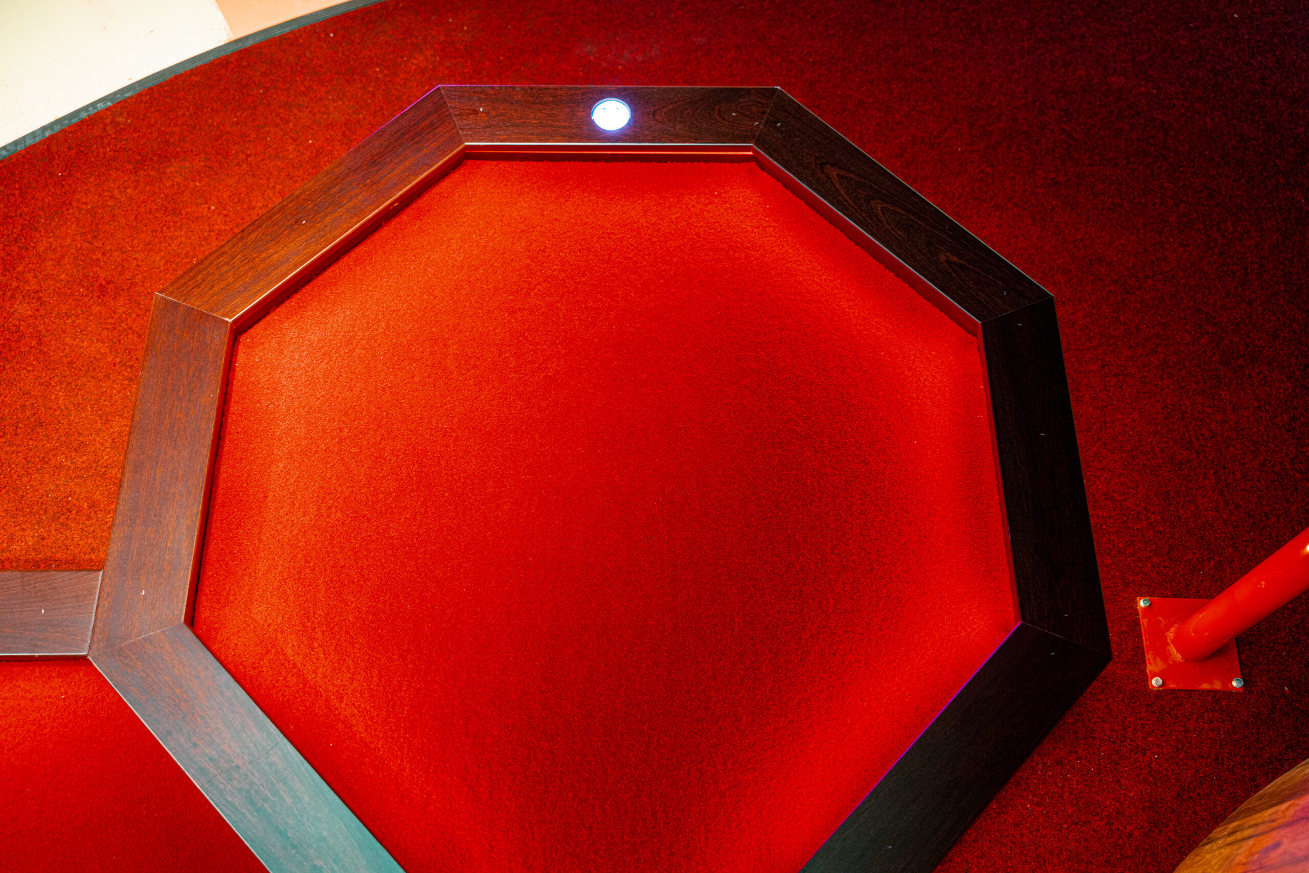 Full view of a themed miniature golf course, showcasing commercial bespoke joinery and custom installation by Driftwood NI